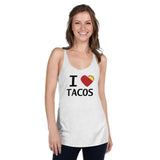 I Heart Tacos Ladies Tank